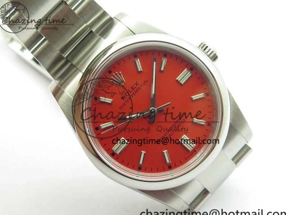 0510 Seasonal Oyster Perpetual 36mm 126000 BP Best Edition Red Dial on SS Bracelet 2652